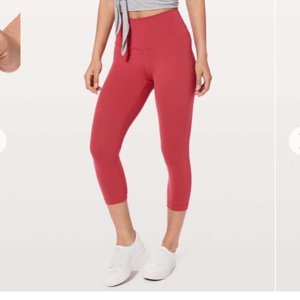 Lululemon wunder under high rise 21” crop